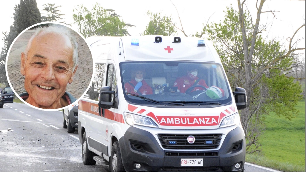 Un'ambulanza (foto generica)- Mel tondo la vittima, Pasquale Zanetti
