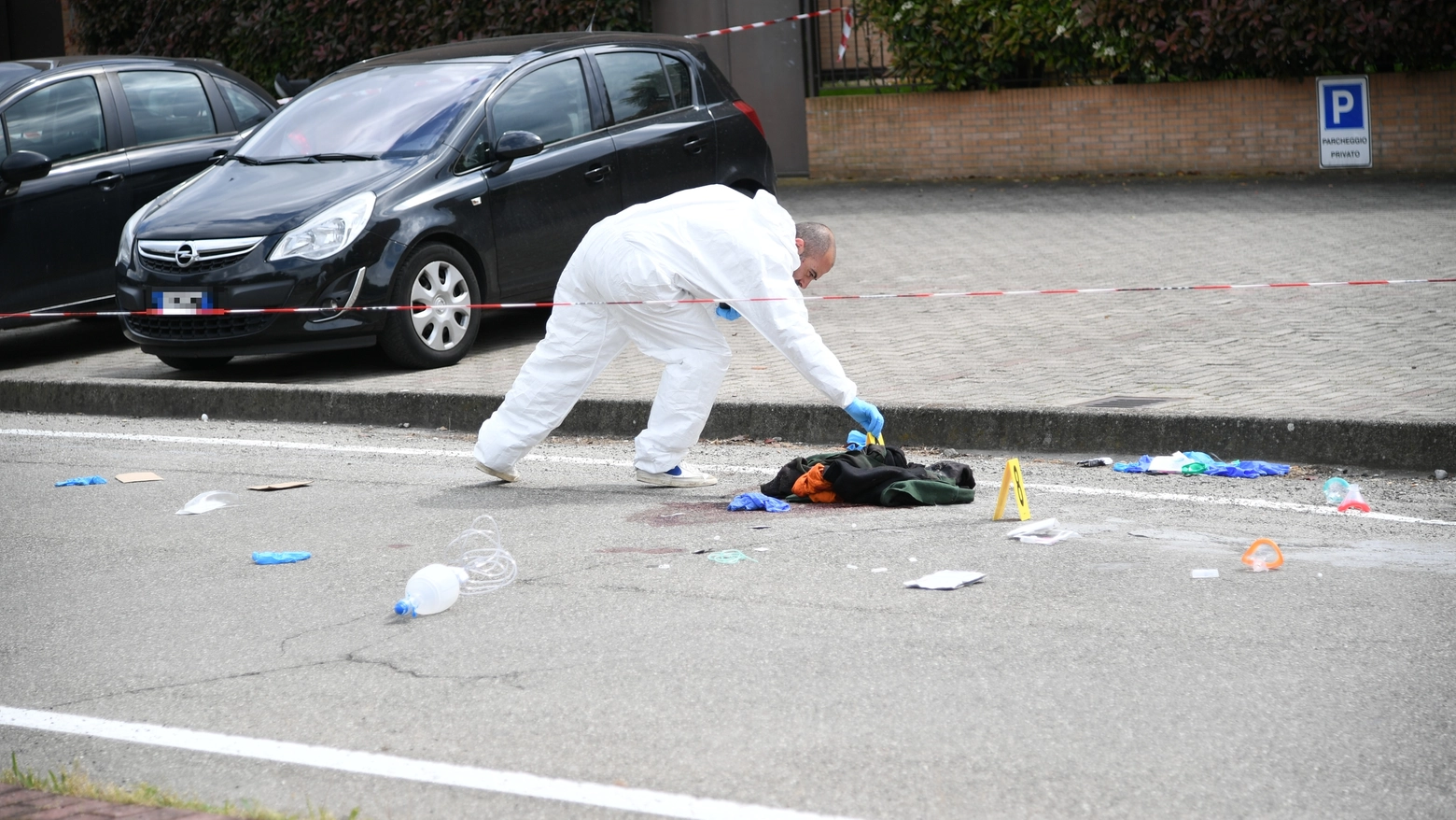 Omicidio a Castelnuovo Rangone: le indagini (foto Fiocchi)