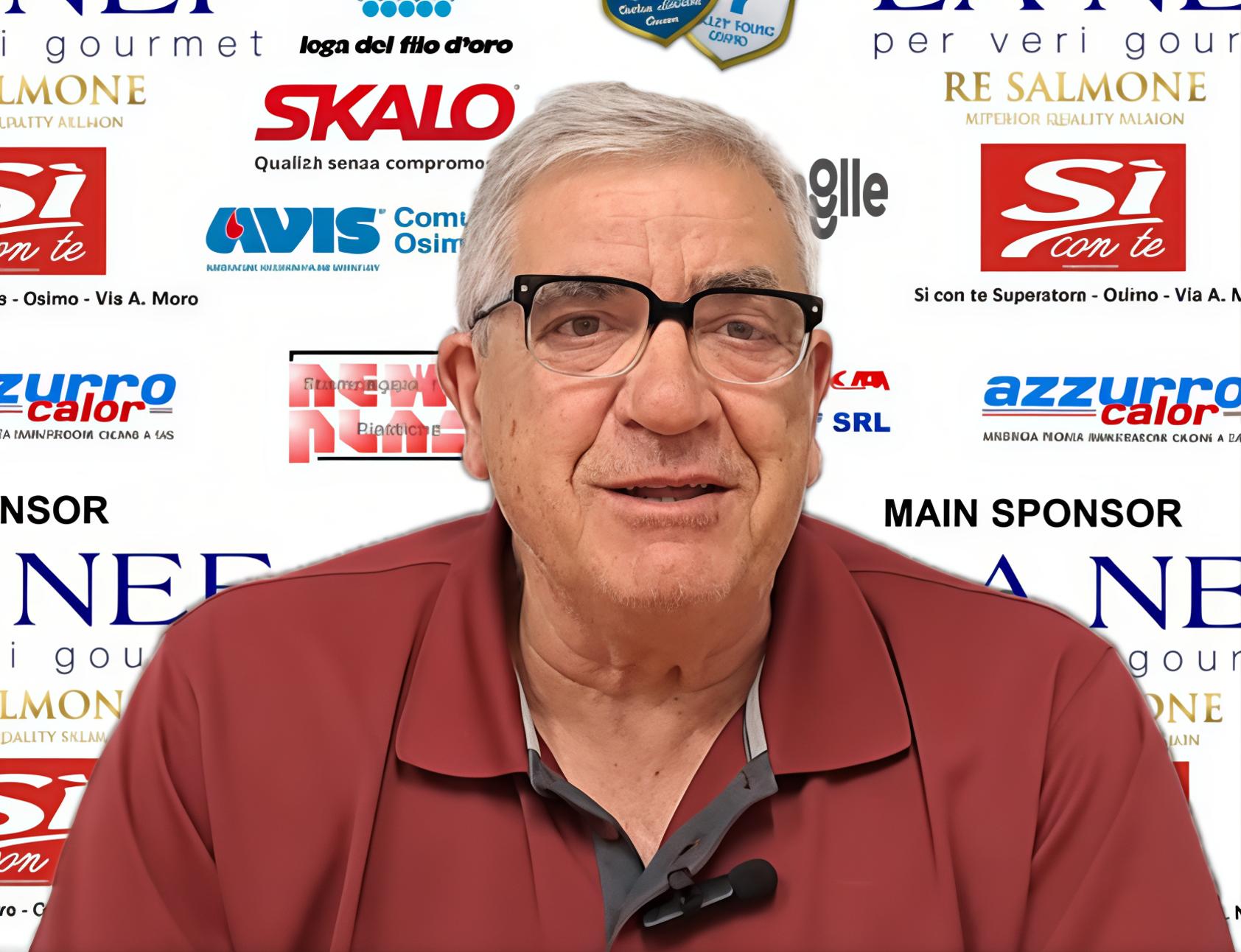 valter matassoli celebra la storica promozione in a3 della volley libertas osimo