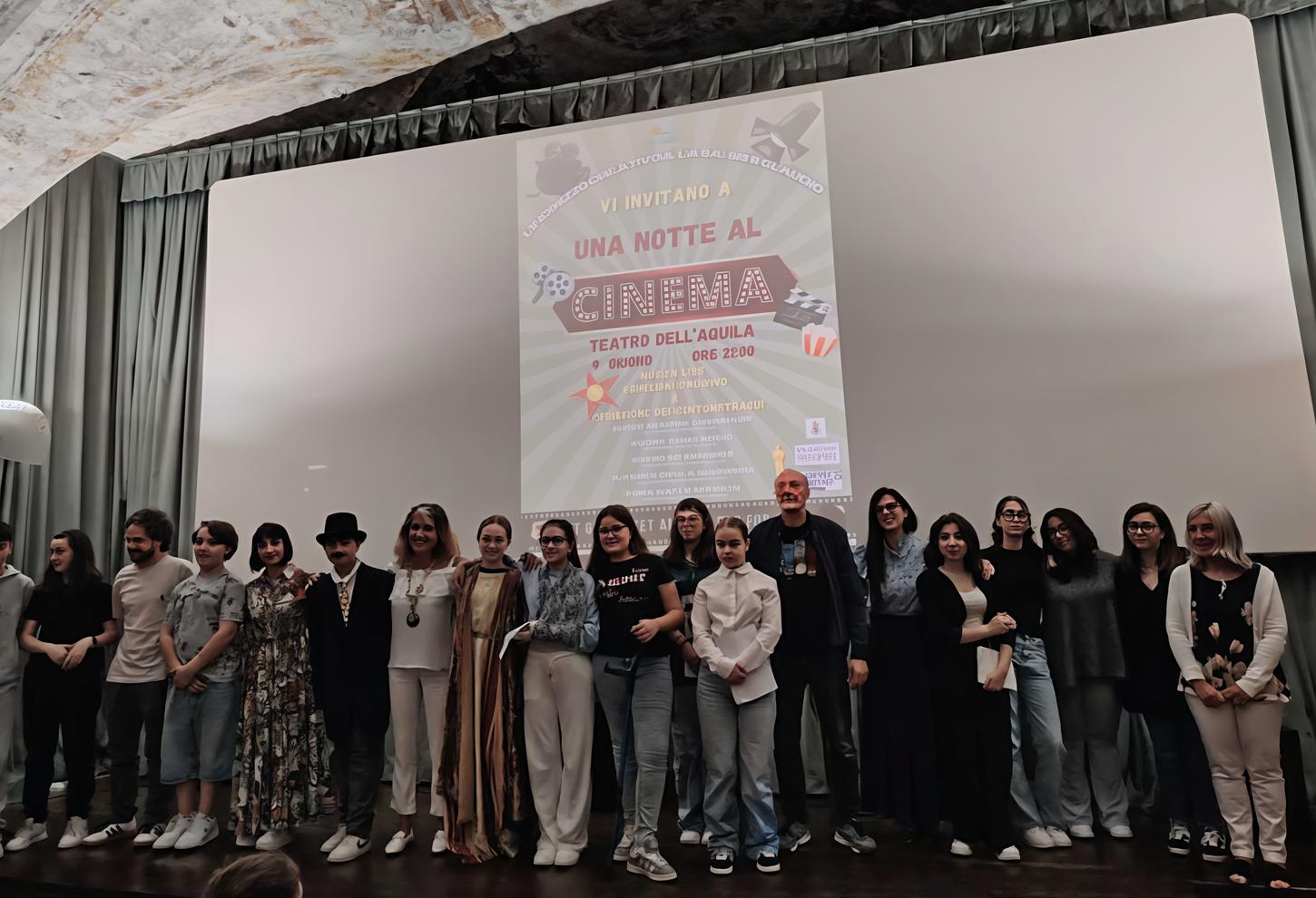 Al teatro dell’Aquila ‘Una Notte al Cinema’ Al teatro dell’Aquila ‘Una Notte al Cinema’