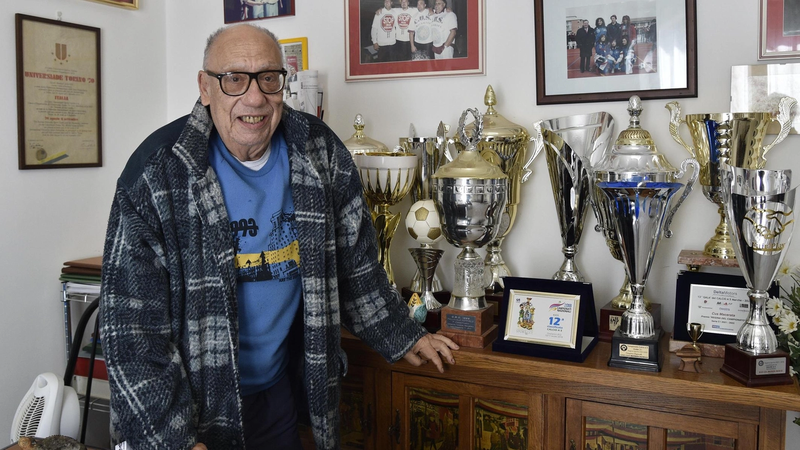A 83 anni "Totò" è stato confermato alla guida del Centro sportivo universitario "A Napoli mi cacciarono dall’Università, tutto il viaggio fino a Macerata con l’auto in seconda".