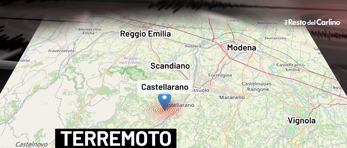 Terremoto oggi 24 aprile in Emilia Romagna: scossa nel Reggiano