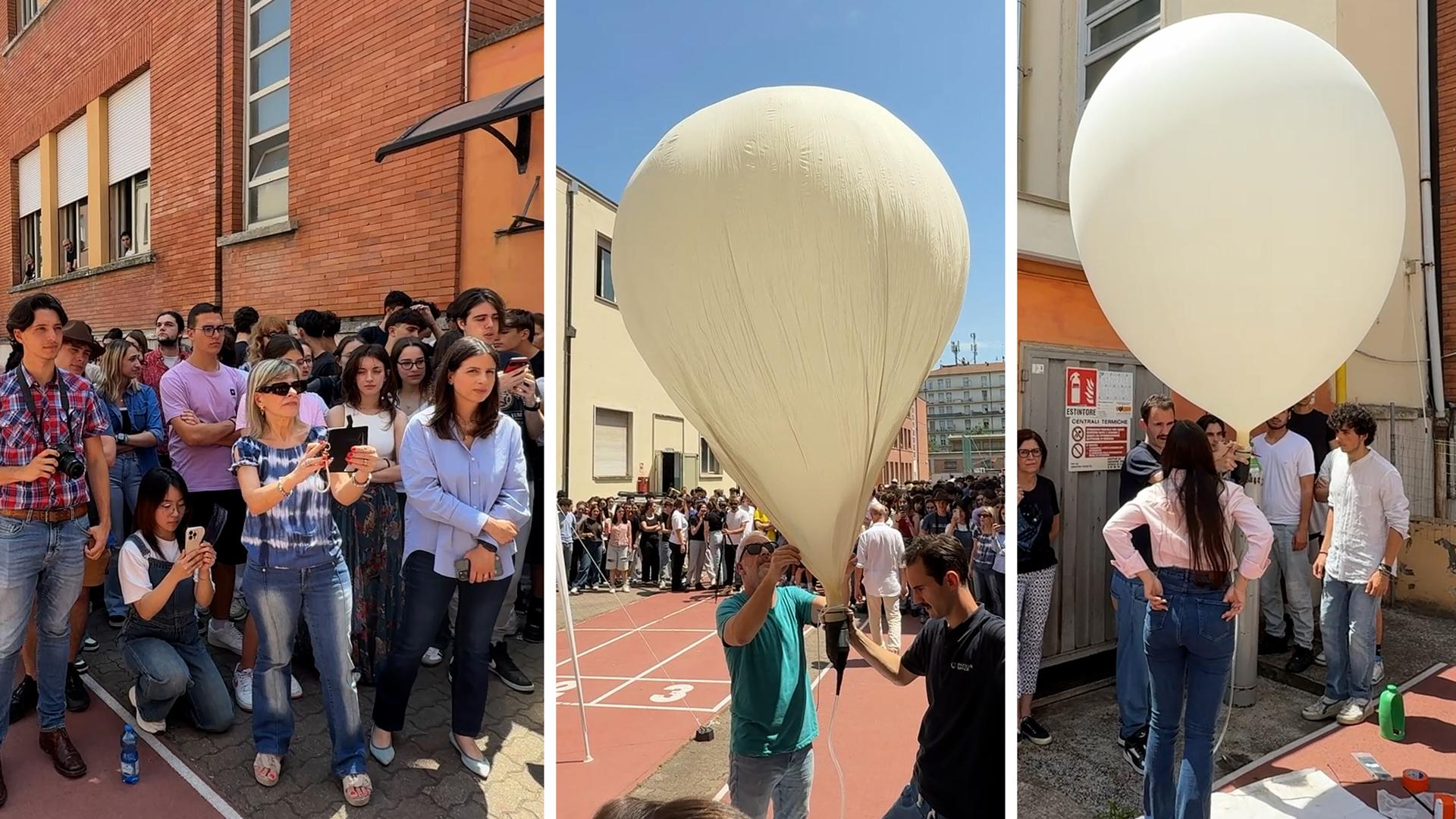 La sonda stratosferica lanciata dal liceo di Modena a caccia di muoni / Video La sonda stratosferica lanciata dal liceo di Modena a caccia di muoni / Video
