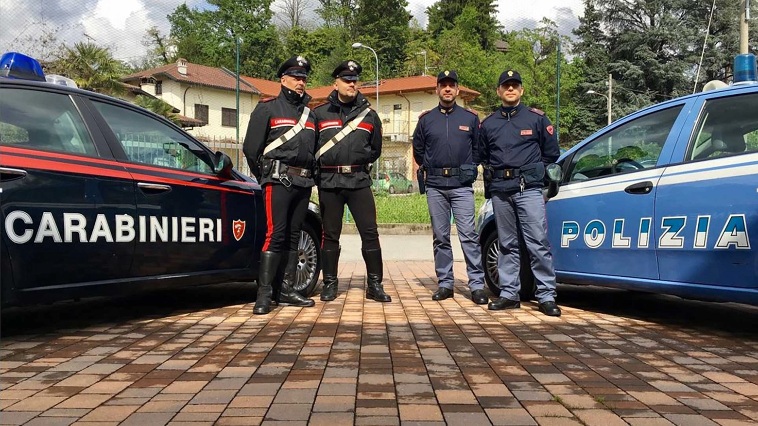 In azione polizia e carabinieri