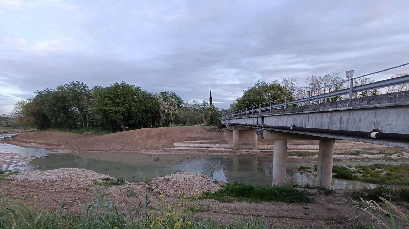 Il ponte del Vallone aperto da fine maggio