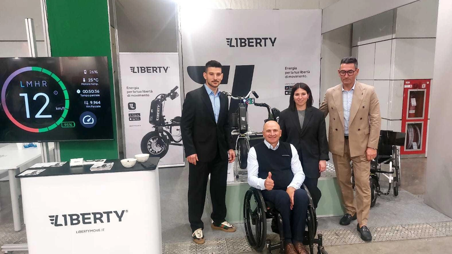 Debutta la start–up "Liberty" che aiuta chi è sulla sedia a rotelle