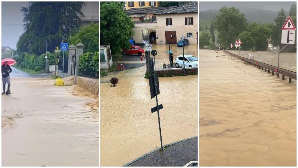 Aviso de mau tempo em Bolonha, Valzamogia: escolas fechadas debaixo d’água