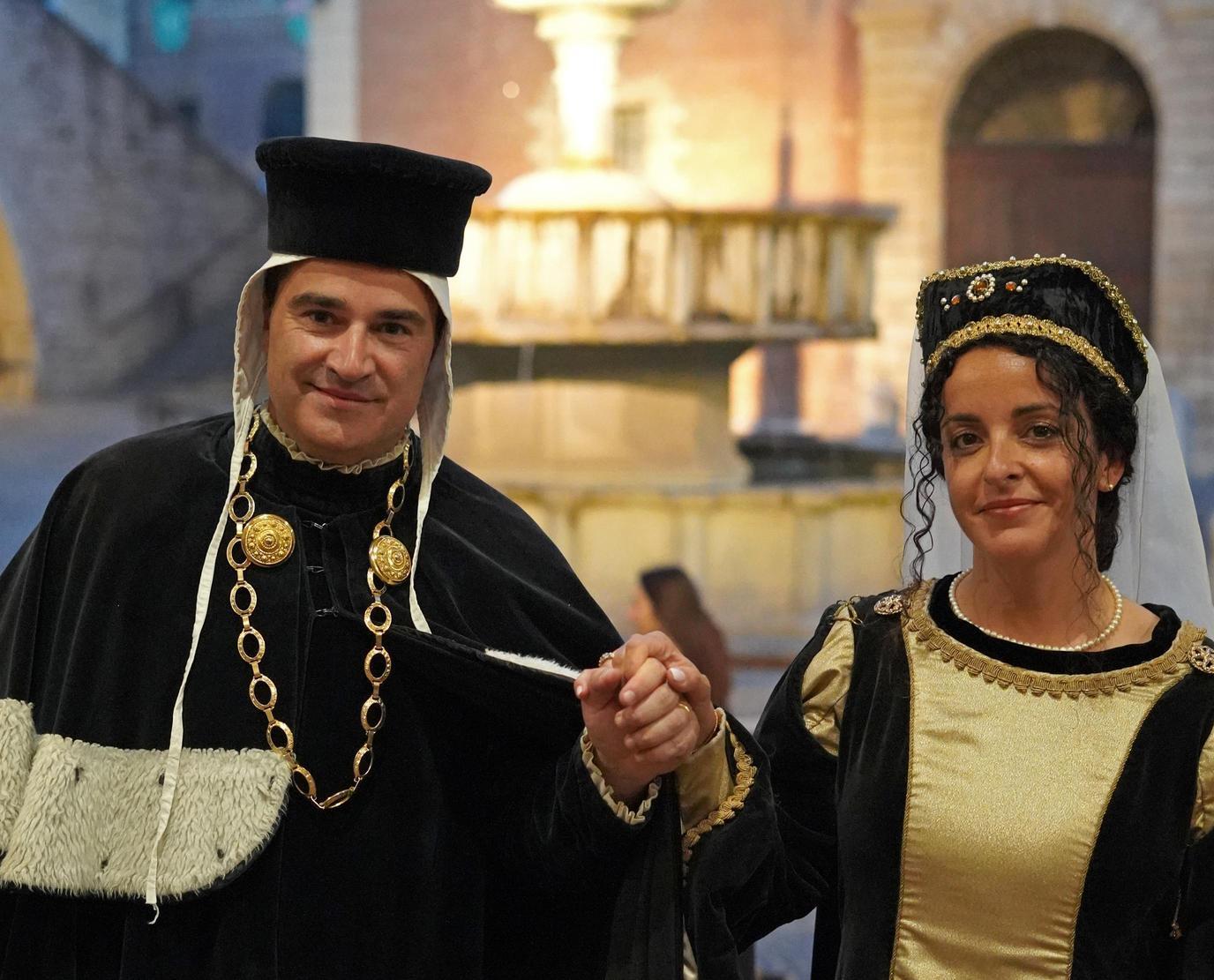 palio diego mingarelli sfila nei panni del podest224