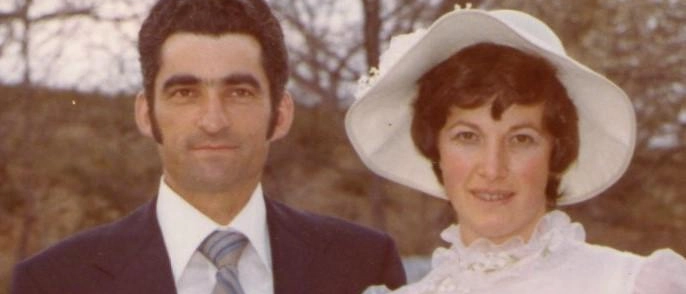 Assunta Salvadorini e Uliano Portolani di Bagno di Romagna festeggiano oggi 50 anni di matrimonio con una cerimonia religiosa e festa in famiglia e con parenti al ristorante Ca’ di Gianni.