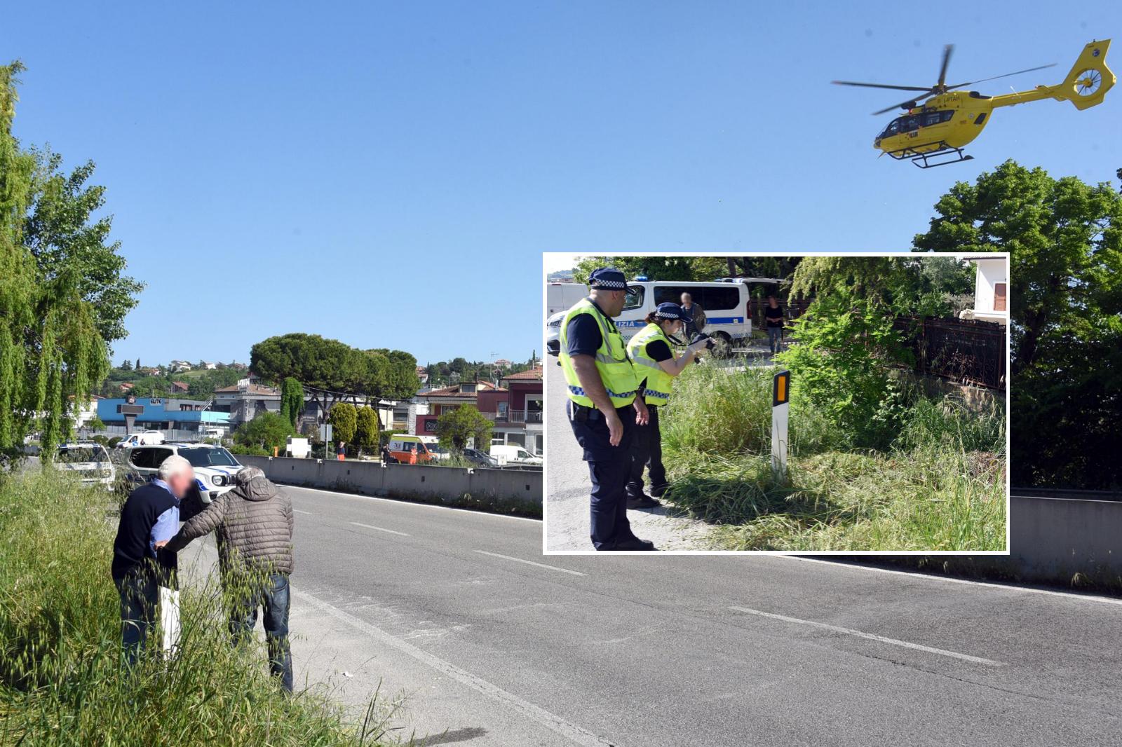 Falciata da un furgoncino mentre cammina lungo la strada: grave Falciata da un furgoncino mentre cammina lungo la strada: grave