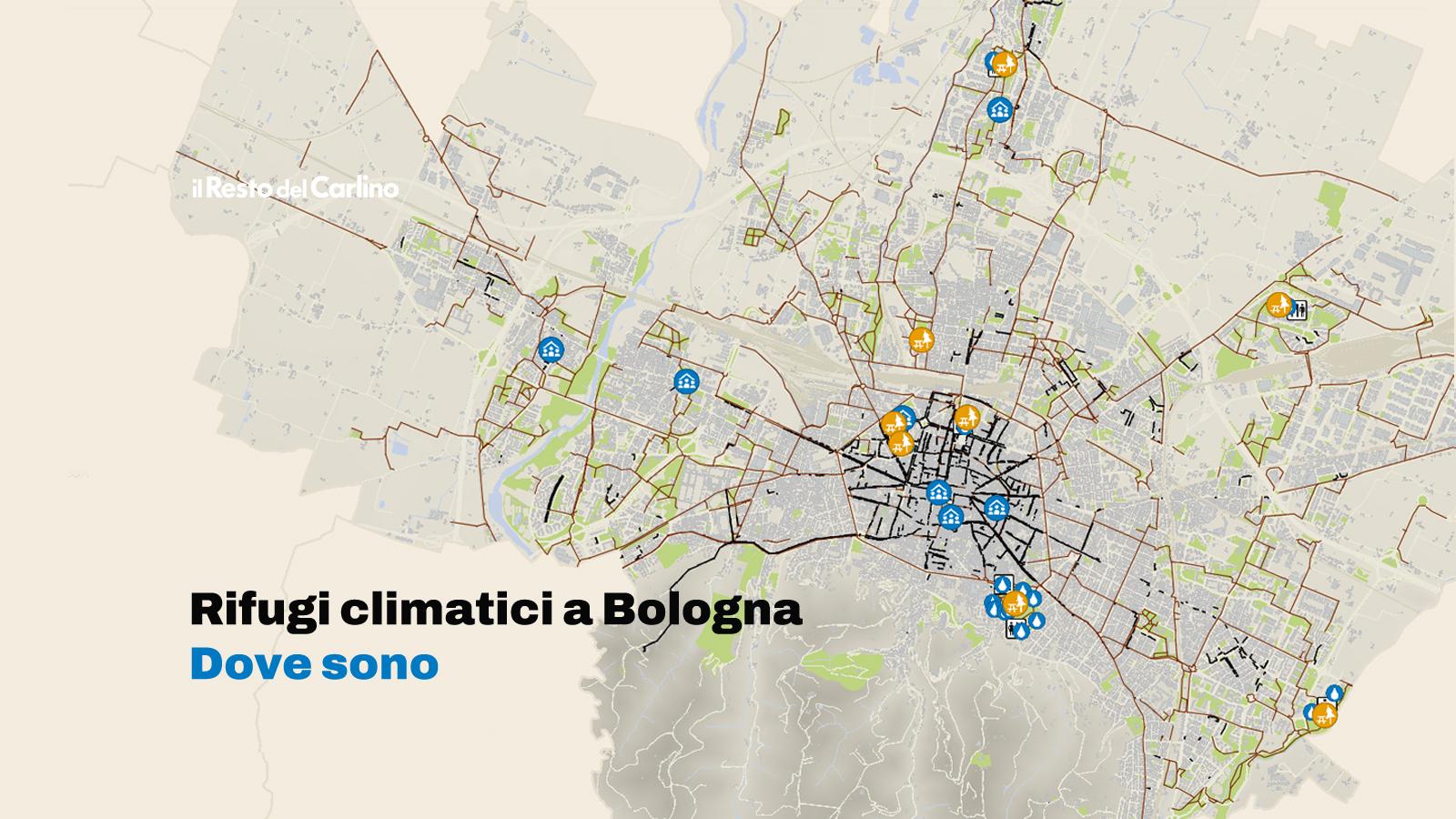 A Bologna nascono i ‘rifugi climatici’: sono 15. Ecco quali e dove A Bologna nascono i ‘rifugi climatici’: sono 15. Ecco quali e dove