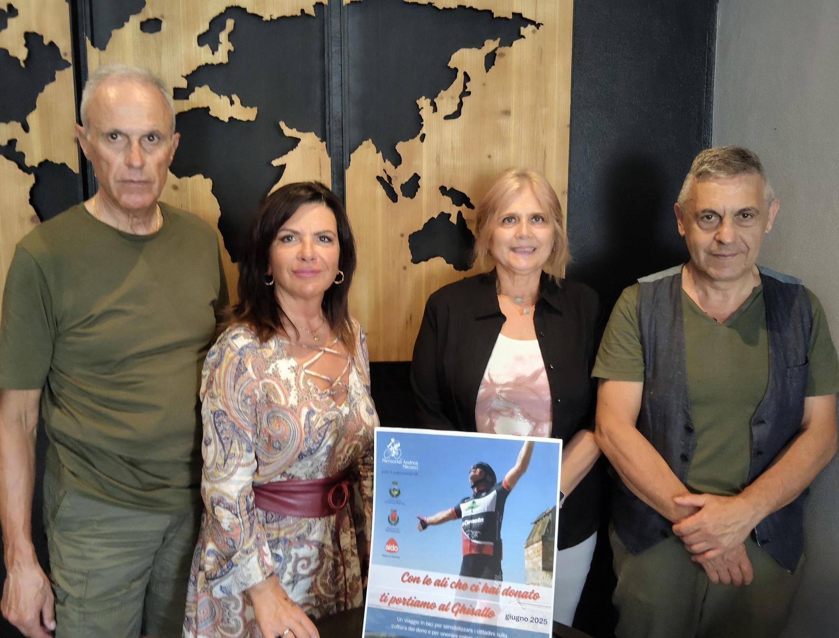 Da Civitanova a Ghisallo in bici: "Con l’Aido per ricordare Micucci" Da Civitanova a Ghisallo in bici: "Con l’Aido per ricordare Micucci"