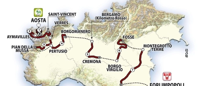 Il 16 giugno la città artusiana ospiterà l’arrivo dell’ultima tappa, che parte da Cesena e può essere decisiva per l’assegnazione della maglia rosa
