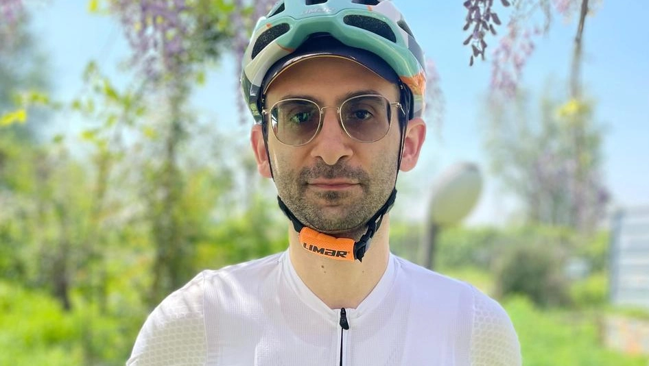 Luca Ballarini, 38 anni, dal 2019 è tornato in sella alla sua amata bicicletta