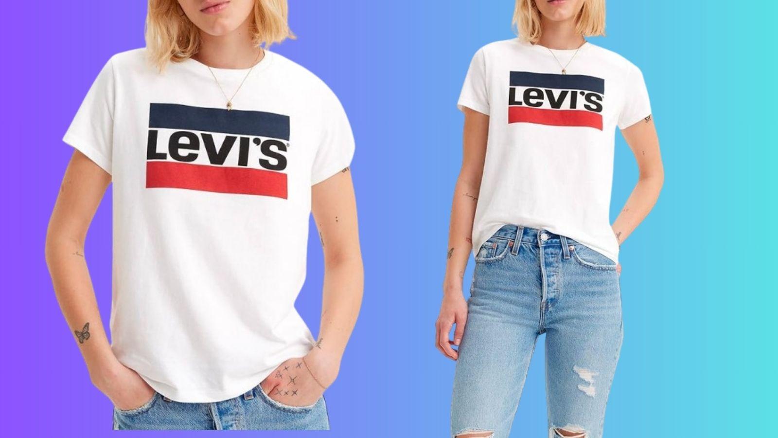 Versatile comoda da Ilrestodelcarlino.it Versatile e comoda la t shirt Levi s per ogni occasione è SCONTATISSIMA