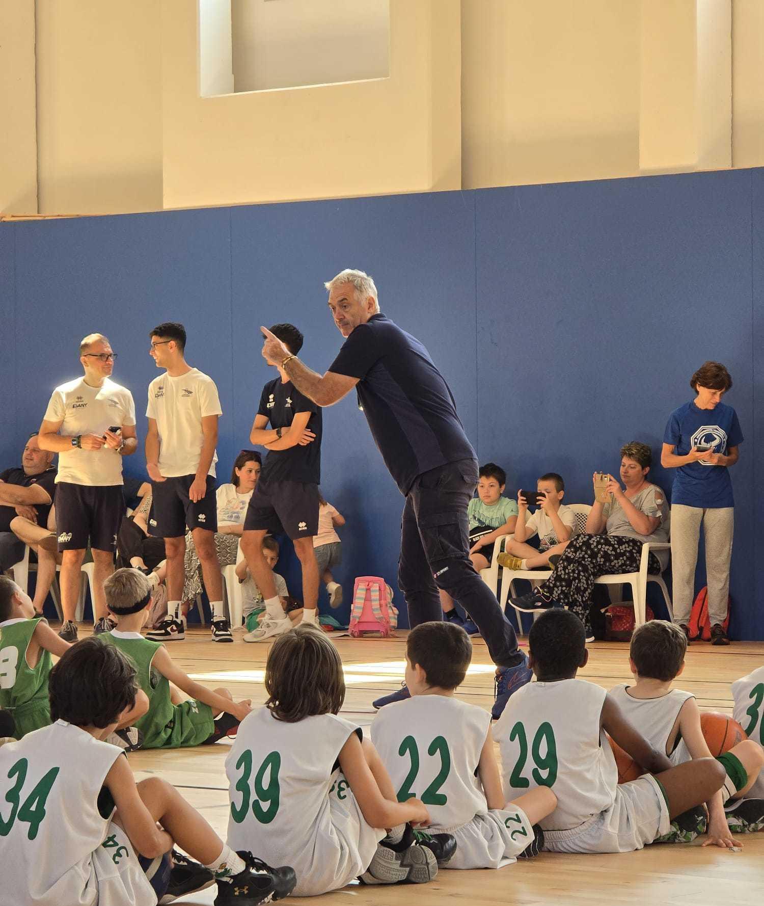 patrona del basket grande festa con i bimbi