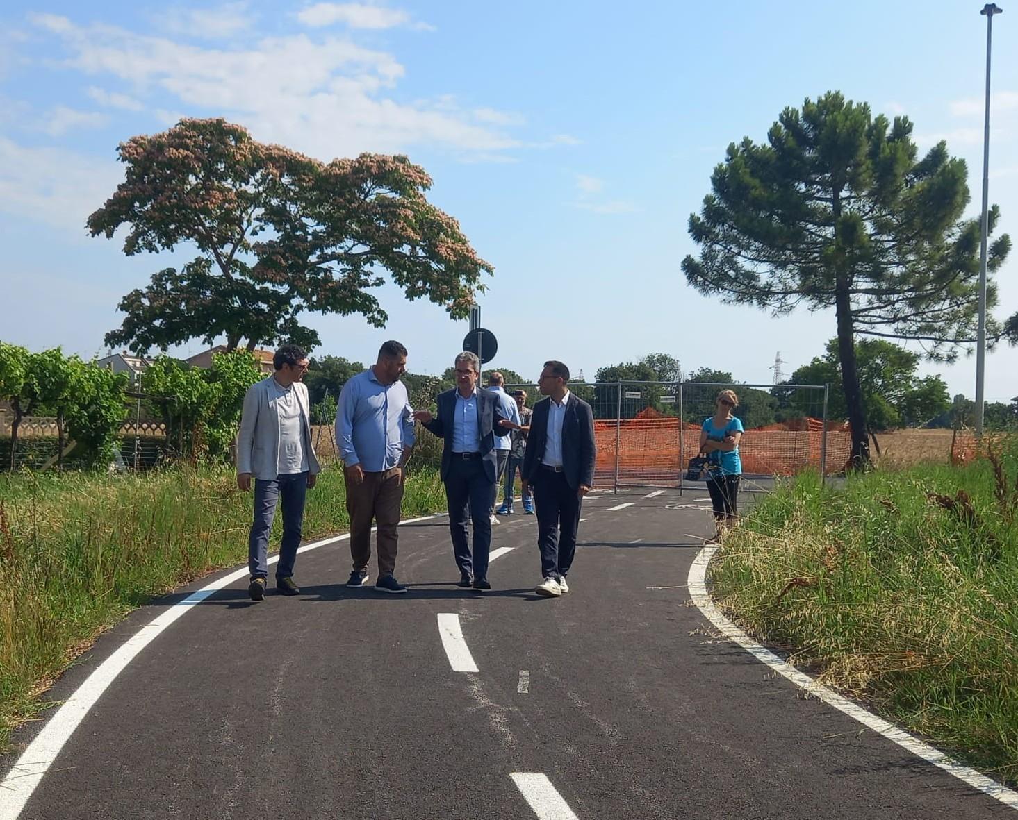 Ciclovia del Metauro. Pronti altri 1750 metri Ciclovia del Metauro. Pronti altri 1750 metri