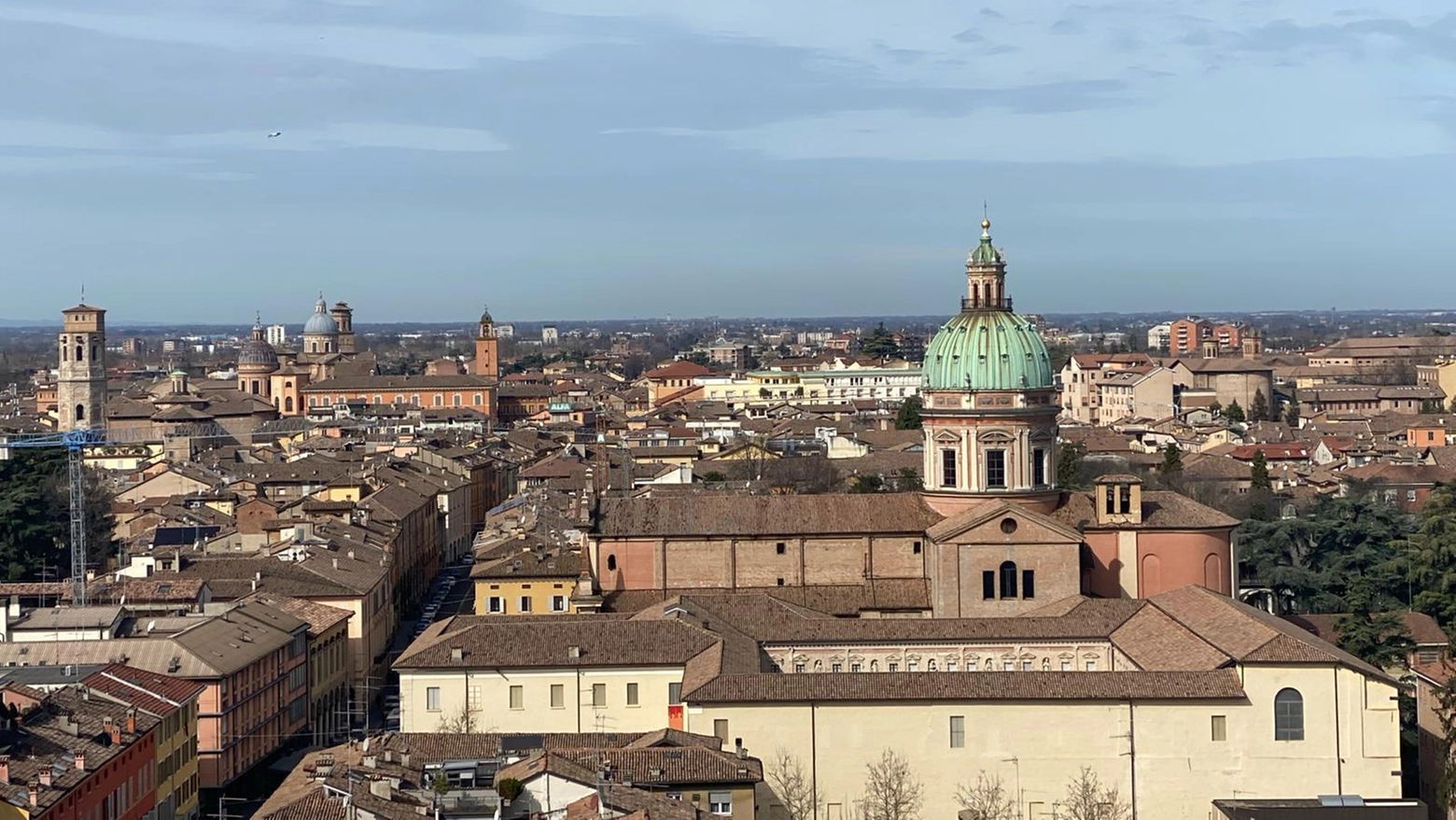 Reggio Emilia vista dall'alto del grattacielo
