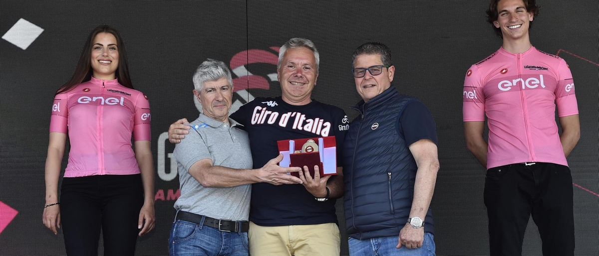 Il Giro d’Italia ricorda Fabio Saccani. A Bertolotti la ’Borraccia del gregario’