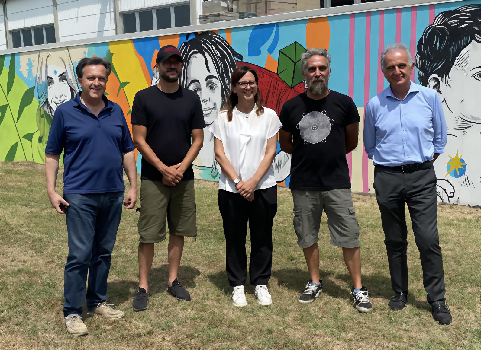 Il murales racconta Cpr: "Rigeneriamo gli scarti" Il murales racconta Cpr: "Rigeneriamo gli scarti"
