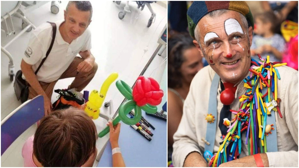 Michele Mariani, 56 anni di Pesaro, tre volte alla settimana arriva al Sant’Orsola di Bologna per le terapie. “Donare sorrisi è la mia forza: mi ha evitato effetti collaterali”
