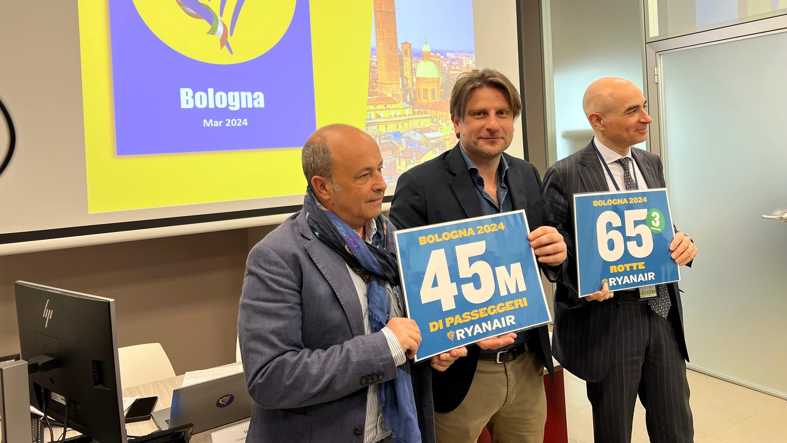 La presentazione del piano voli Ryanair dal Marconi di Bologna per l'estate 2024