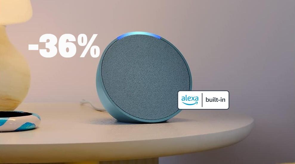 Echo Pop da Ilrestodelcarlino.it Echo Pop piccolo nel prezzo e nelle dimensioni enorme nelle funzionalità smart
