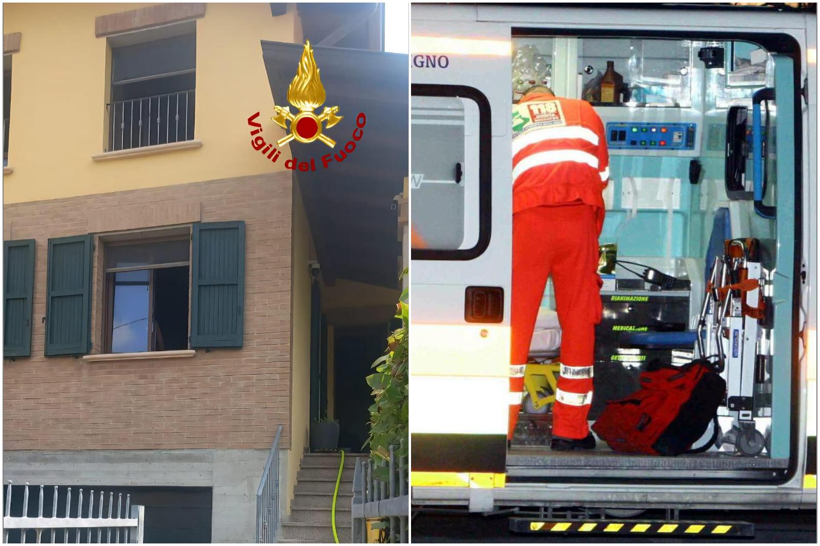 incendio in casa nel reggiano due donne intossicate morto il gatto