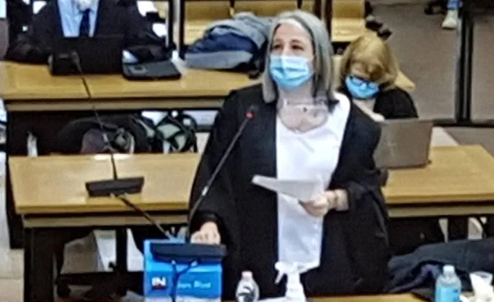 Il Pubblico Ministero della Dda di Bologna Beatrice Ronchi, impegnata in una requisitoria