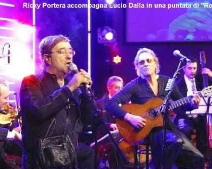 Ricky Portera e Lucio Dalla