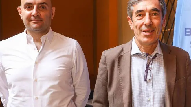 Fabio Battistini (a destra) con Gian Marco De Biase, il più votato di ‘Bologna ci piace’