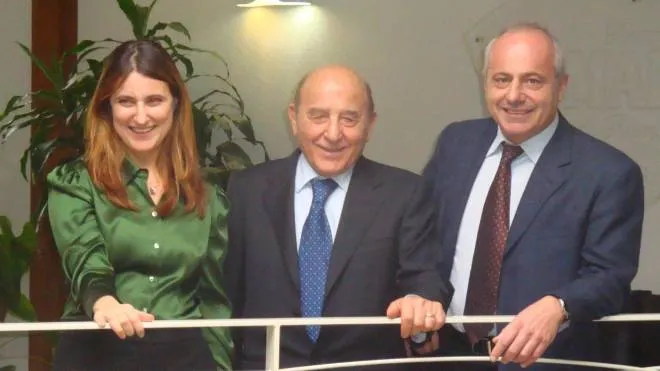 Da sinistra, Francesca, Francesco e Flavio Amadori