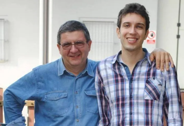 Paolo Eletti (a sinistra) è stato ucciso il 24 aprile scorso da suo figlio Marco (a destra) nella sua casa
