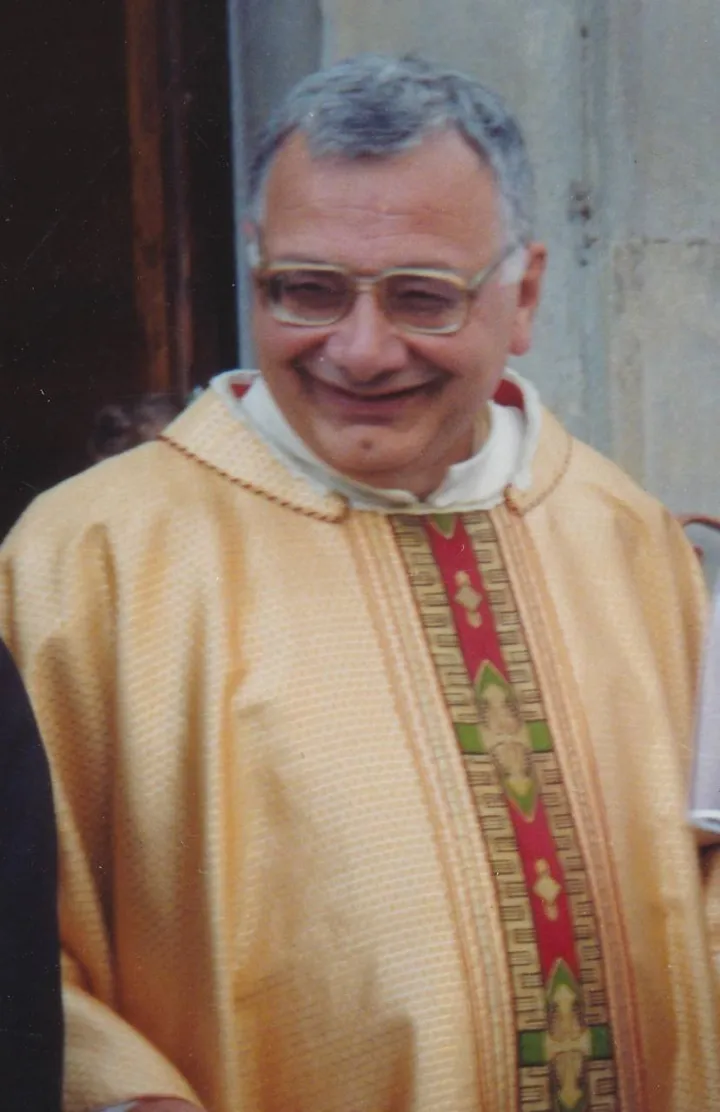 Un’immagine di don Aldo Budelacci all’epoca della sua permanenza a Civitella