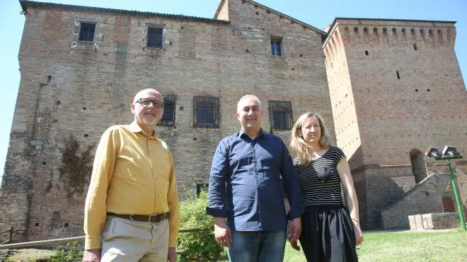 Da sinistra Carlo Verona, Luca di Luzio e Laura Previati