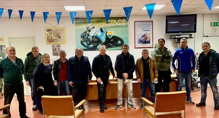 Il consiglio direttivo del Moto Club Paolo Tordi