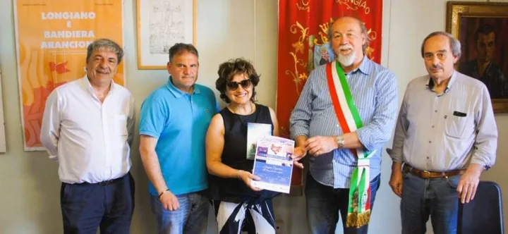 La premiazione di Angela Casolari nel municipio di Longiano
