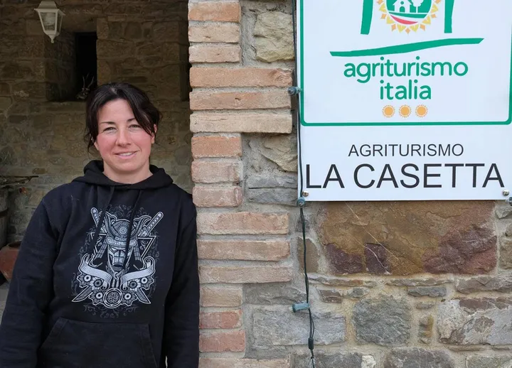 Barbara Turrini ha avviato l’attività di ospità rurale nell’azienda ’La Casetta’