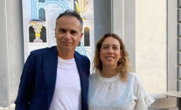 Andrea Corsini, assessore regionale al turismo, ieri con Marianna Tonellato