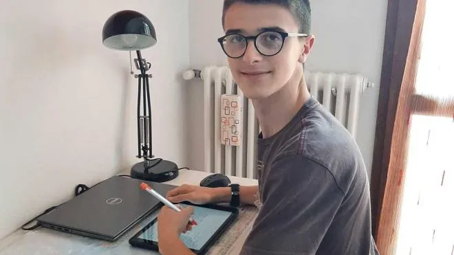 Alessandro Damiani, 15 anni, studente del liceo scientifico Righi di Cesena