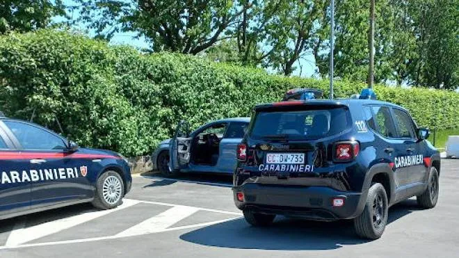 L'auto è stata recuperata dai carabinieri