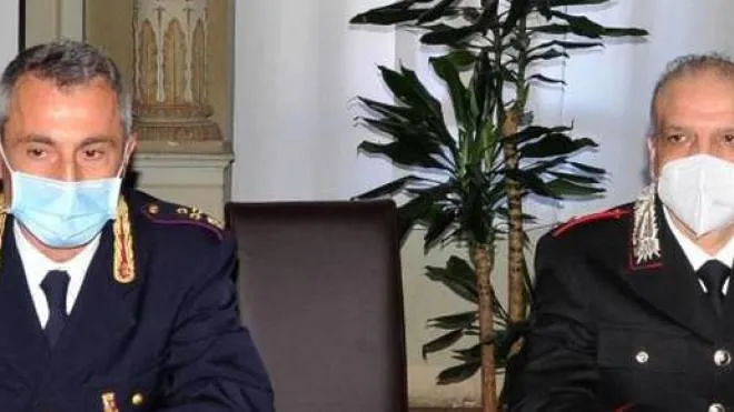 La conferenza stampa in questura dopo l’arresto compiuto da polizia e carabinieri a maggio del 2021