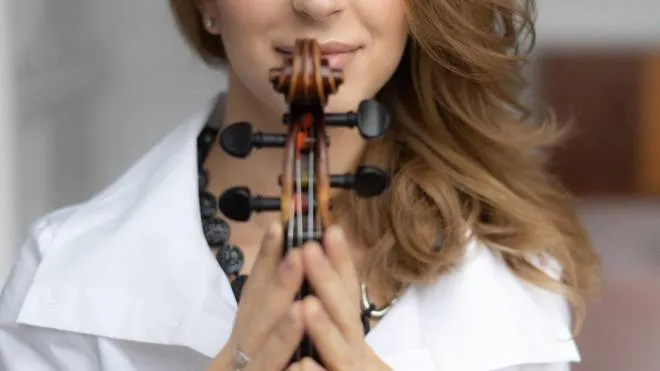 La violinista Ksenia Milas