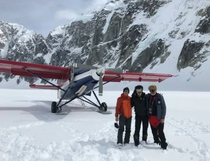 I tre escursionisti partiti alla conquista della vetta del Denali in Alaska