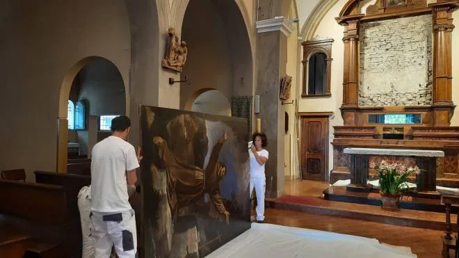 La tela del Guercino è tornata nella chiesa dei Cappuccini di Cesena
