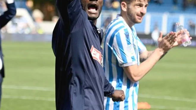 Emmanuel Latte Lath, autore di due gol decisivi nel finale di campionato (Foto Bp)