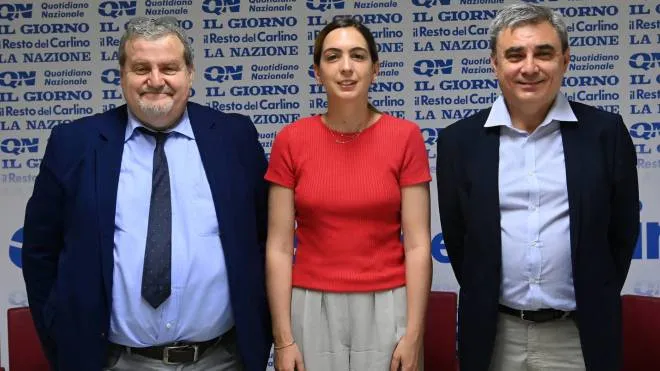 I candidati Claudio Arletti, Debora Badiali e Maurizio Mazzanti