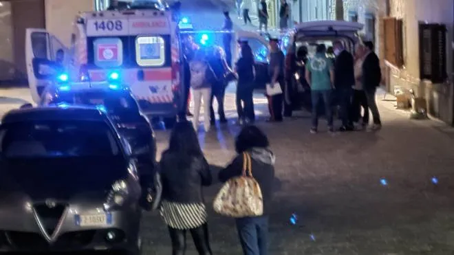 Carabinieri e ambulanza sotto casa di Giannina Fucili, venerdì scorso