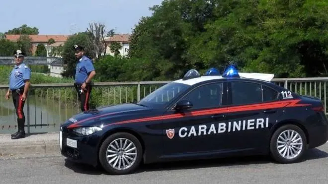 I carabinieri al ponte Caldirolo