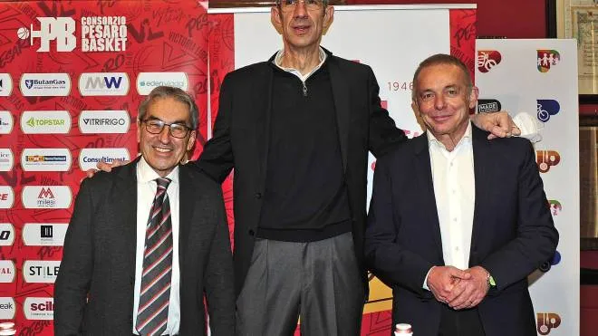 Franco Arceci, Ario Costa e Luciano Amadori, tre dei membri del Cda